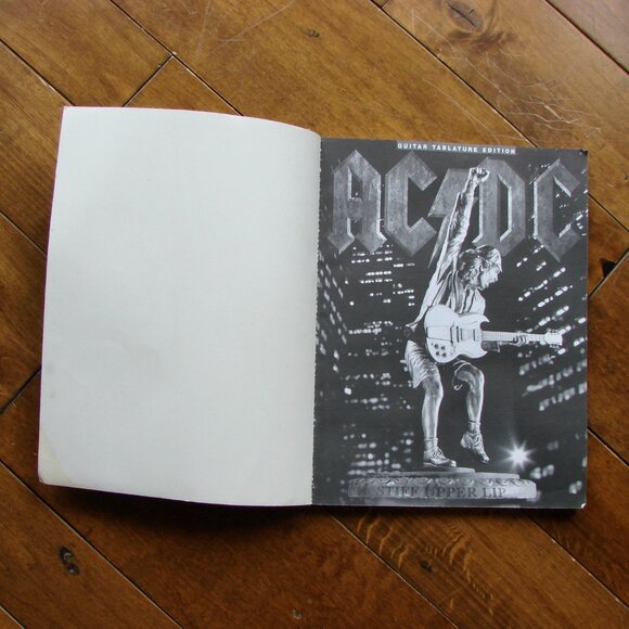 AC/DC Stiff Upper Lip Guitar Tab Tablature Edition Sheet Music Book - Picture 2 of 8